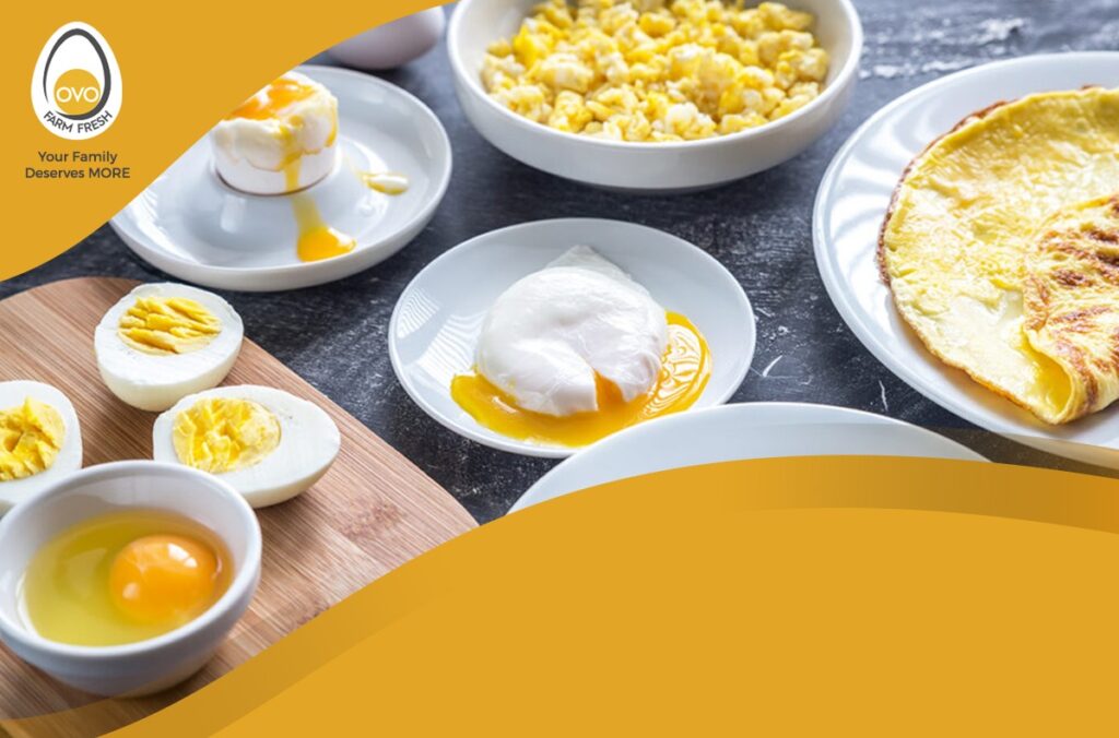Eggs can be prepared in variety of ways because of their versatile nature